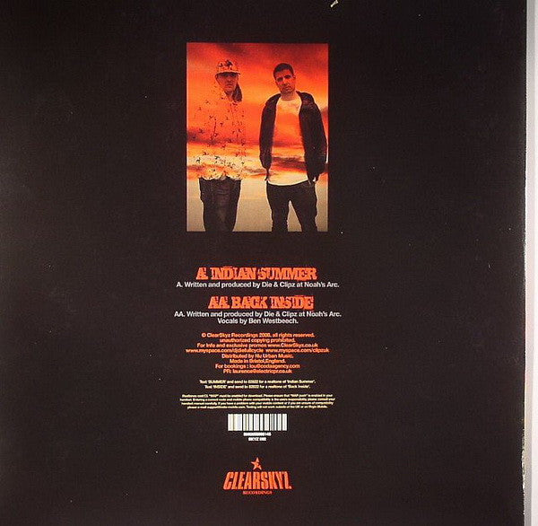 Die & Clipz : Indian Summer / Back Inside (12")