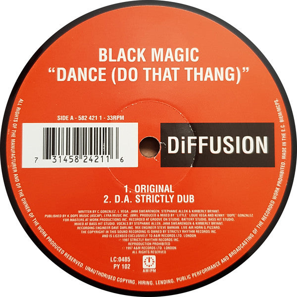 Black Magic : Dance (Do That Thang) (12")