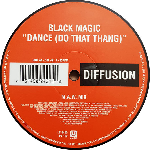 Black Magic : Dance (Do That Thang) (12")