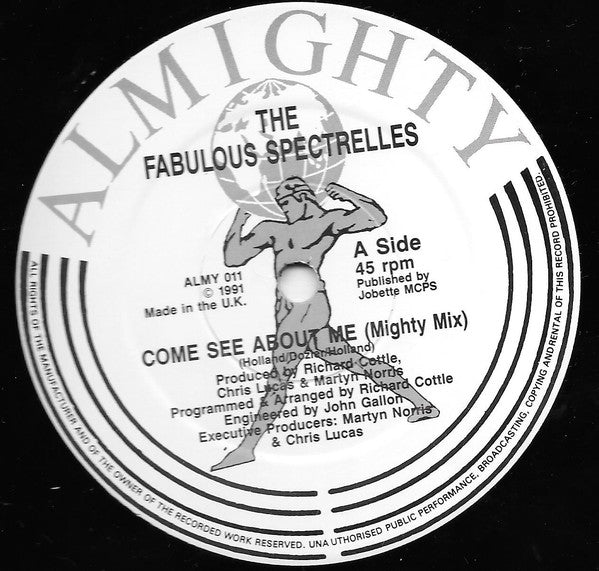 The Fabulous Spectrelles : Come See About Me (12")