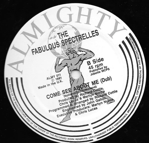 The Fabulous Spectrelles : Come See About Me (12")