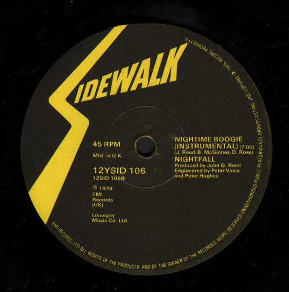 Nightfall (4) : Nightime Boogie (12")