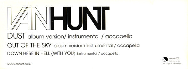 Van Hunt : Van Hunt Sampler (2x12", Promo, Smplr)