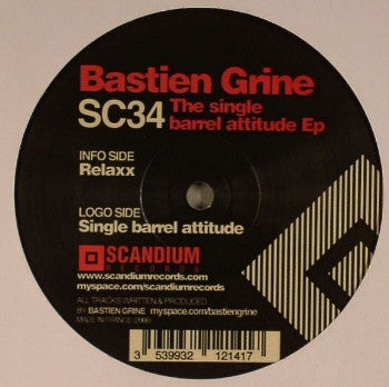 Bastien Grine : The Single Barrel Attitude EP (12", EP)