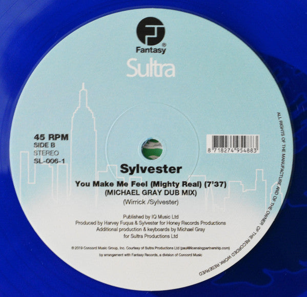 Sylvester : You Make Me Feel (Mighty Real) (12", Blu)