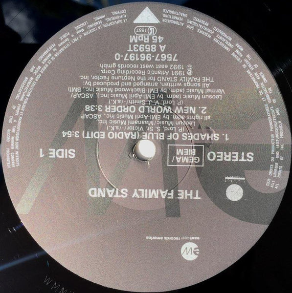The Family Stand : Shades Of Blue (12", Single)