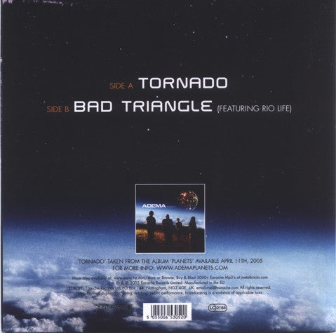 Adema : Tornado (7", Single, Pos)