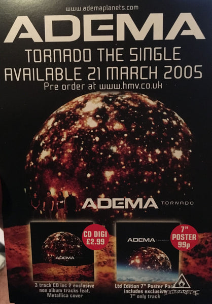 Adema : Tornado (7", Single, Pos)