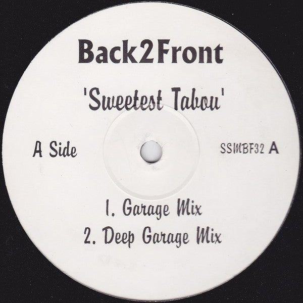 Back2Front : Sweetest Tabou (12")