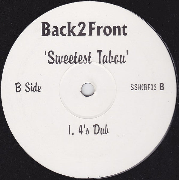 Back2Front : Sweetest Tabou (12")