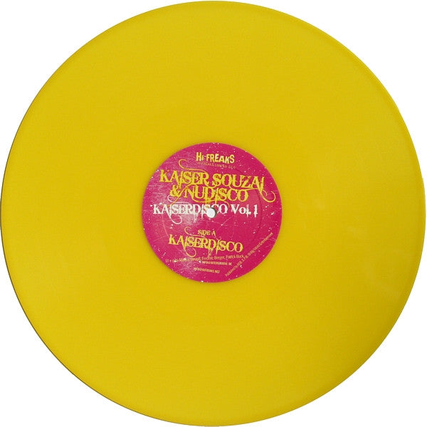 Kaiser Souzai & Nudisco : Kaiserdisco Vol. 1 (12", Ltd, Yel)