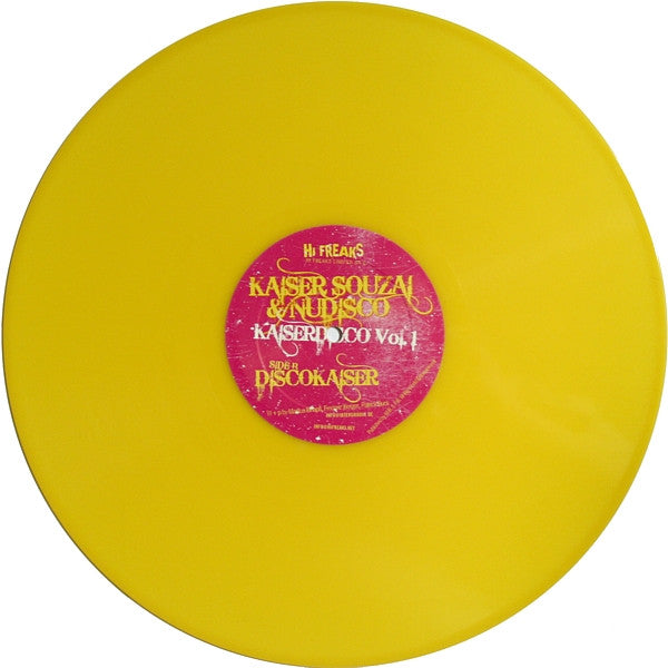 Kaiser Souzai & Nudisco : Kaiserdisco Vol. 1 (12", Ltd, Yel)