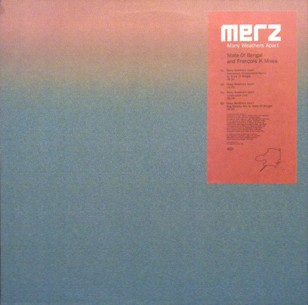 Merz : Many Weathers Apart (12", Promo)