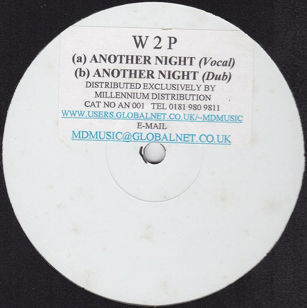 Wesley 2 Play : Another Night (12", Promo, Unofficial, W/Lbl, Sti)