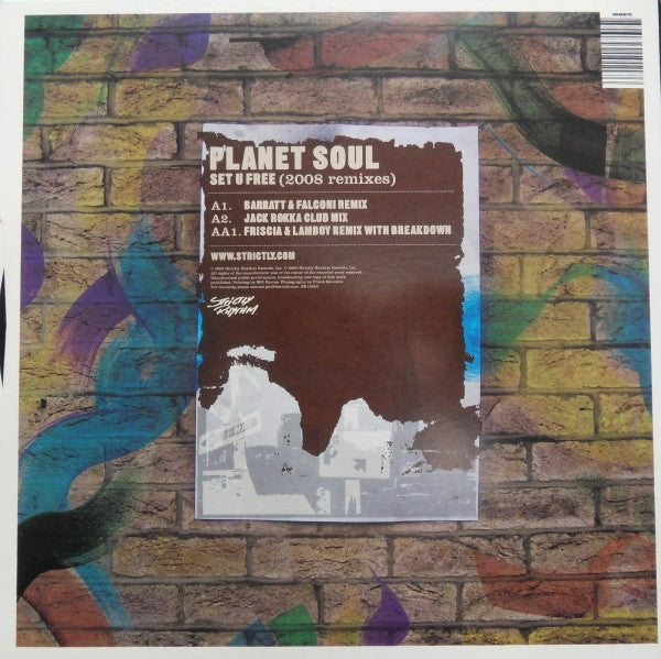 Planet Soul : Set U Free (2008 Remixes) (12")