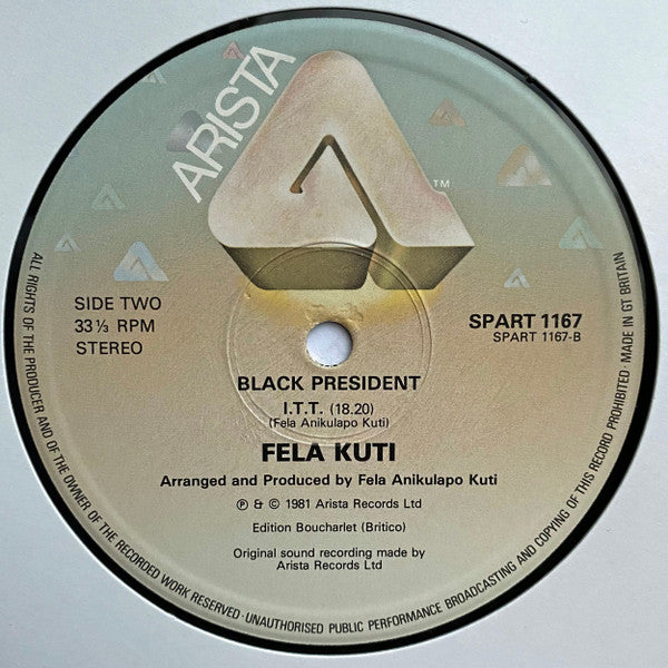 Fela Kuti : Black-President (LP, Comp)