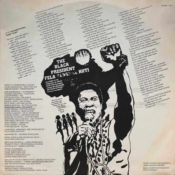 Fela Kuti : Black-President (LP, Comp)