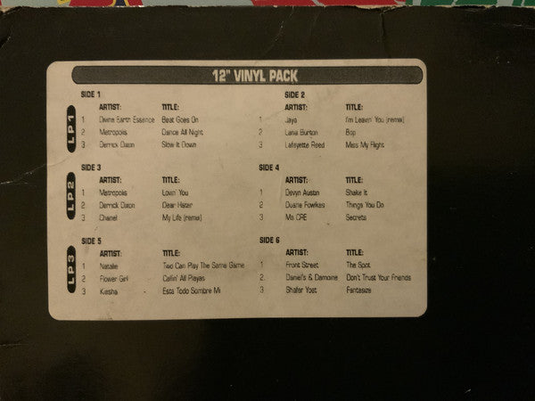 Various : Urban Street Anthems Volume 01 (3x12", Advance, Comp, Ltd, TP, W/Lbl)