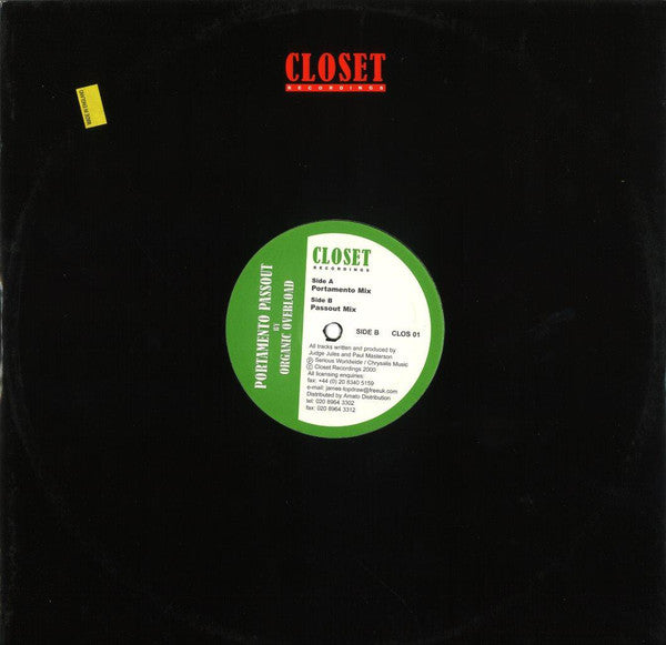 Organic Overload : Portamento Passout (12")