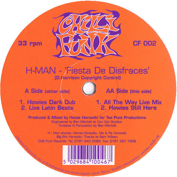 H Man : Fiesta De Disfraces (12")