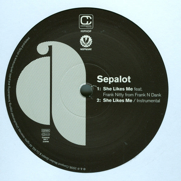 DJ Sepalot : She Likes Me (12")