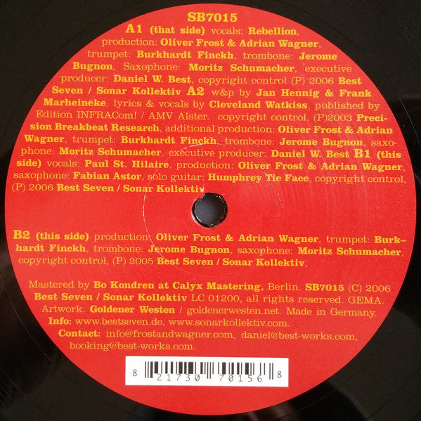 Frost & Wagner : Big Disgrace (12")