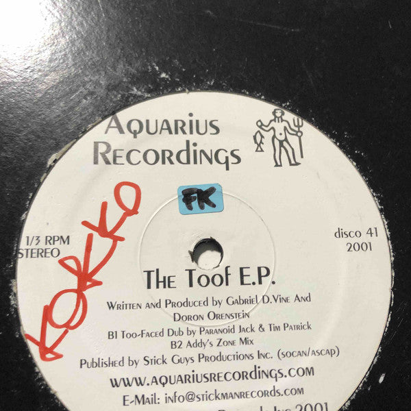 Toof : The Toof E.P. (12", EP)