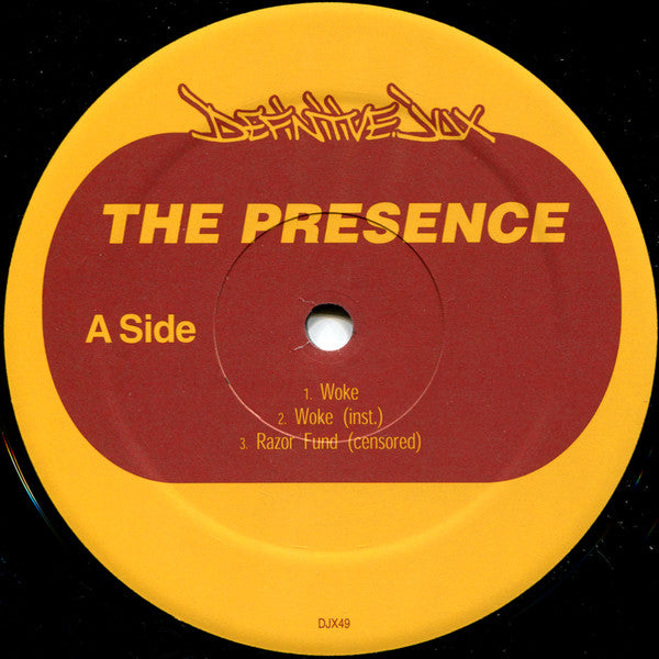 The Presence : Woke / Razor Fund / Poison Wrapped In A Napkin (12", Maxi)