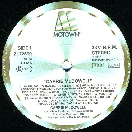 Carrie McDowell : Carrie McDowell (LP, Album)