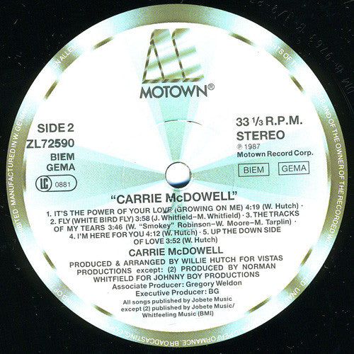 Carrie McDowell : Carrie McDowell (LP, Album)