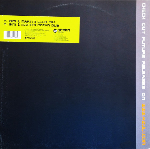 Bini & Martini Feat. Su Su Bobien : Say Yes (12")