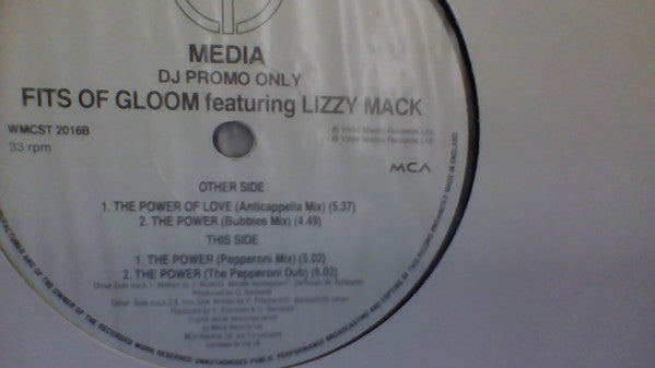 Fits Of Gloom : The Power Of Love (12", Promo)