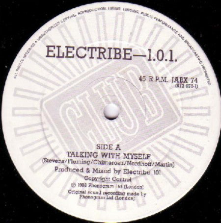 Electribe 101 : Talking With Myself (12")