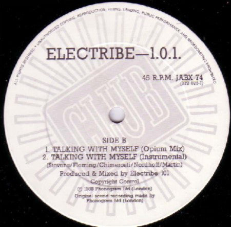 Electribe 101 : Talking With Myself (12")