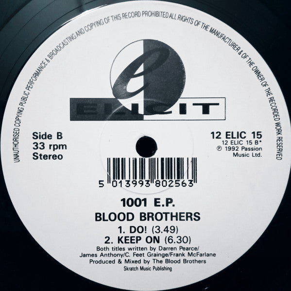 Blood Brothers (2) : 1001 E.P. (12", EP)