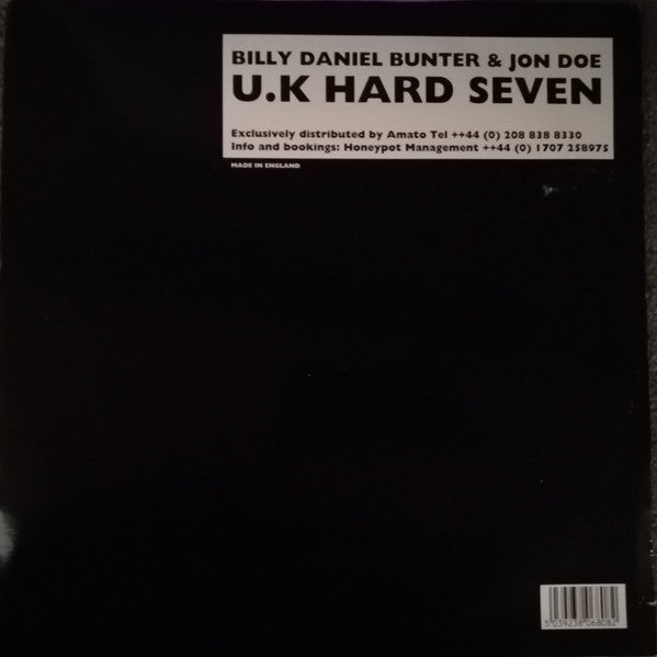 Billy Daniel Bunter & Jon Doe : This Is What You All Have All Been Waiting For / Under My Control (12")