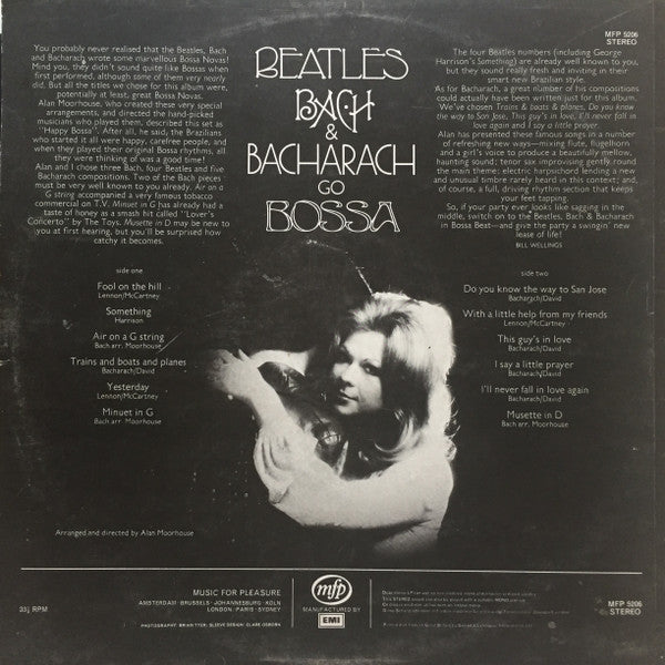 Alan Moorhouse : Beatles, Bach, Bacharach Go Bossa (LP, Album)