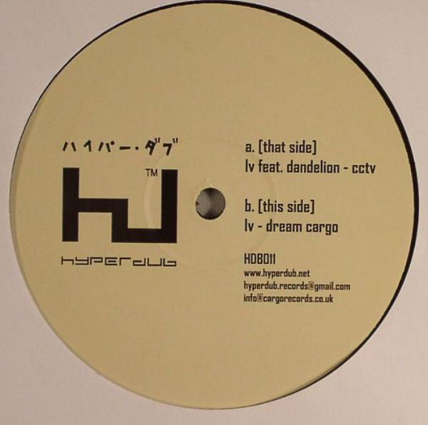 L.V. (2) Feat. Dandelion : CCTV / Dream Cargo (12")
