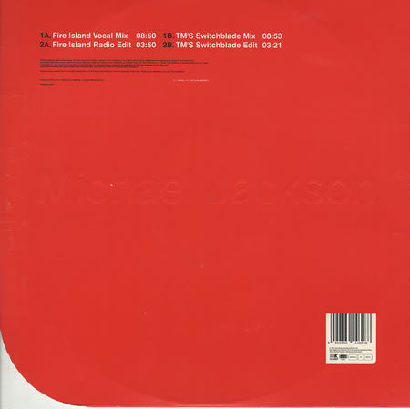 Michael Jackson : Blood On The Dance Floor (Farley & Heller / Tony Moran Mixes) (12")