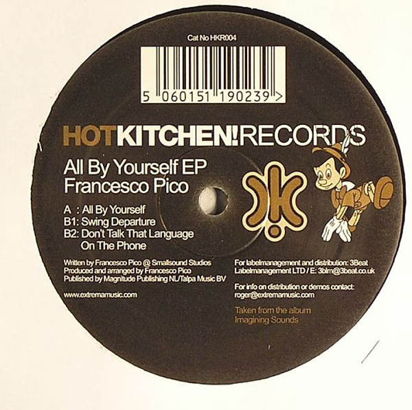 Francesco Pico : All By Yourself EP (12")