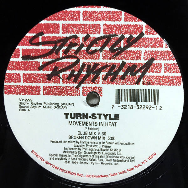 Turn-Style : Movements In Heat (12")