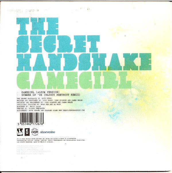 The Secret Handshake : Gamegirl (7", Single)