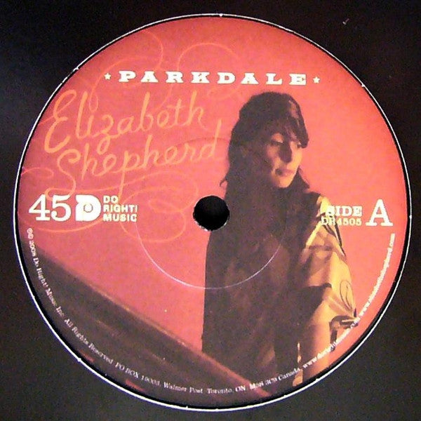 Elizabeth Shepherd : Parkdale (7")