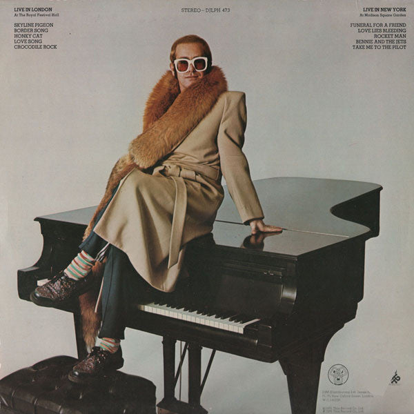 Elton John : Here And There (LP, Album)