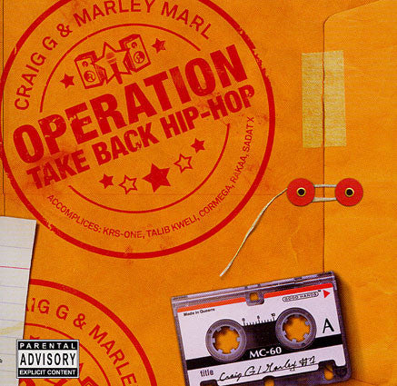 Craig G & Marley Marl : Operation Take Back Hip-Hop (CD, Album)