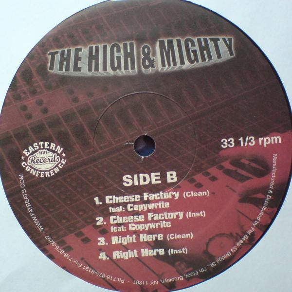 The High & Mighty : Take It Off (12")