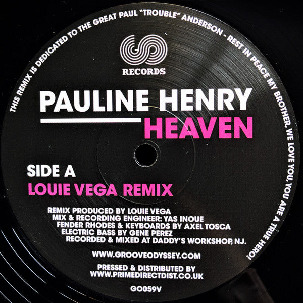 Pauline Henry : Heaven  (12")