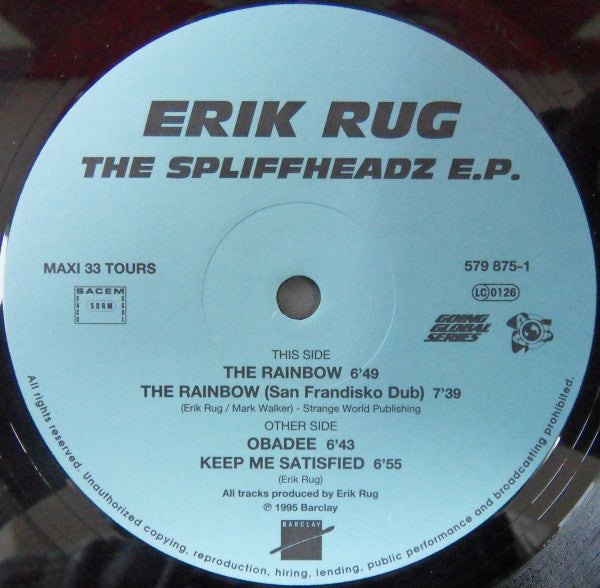 Erik Rug : The Spliffheadz EP (12")