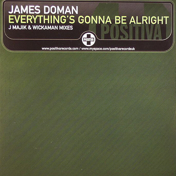 James Doman : Everything's Gonna Be Alright (J Majik & Wickaman Mixes) (12")