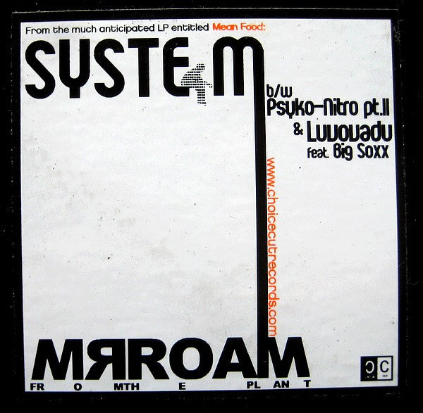 Mr. Roam From The Plant : System (12", Single)